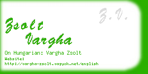 zsolt vargha business card